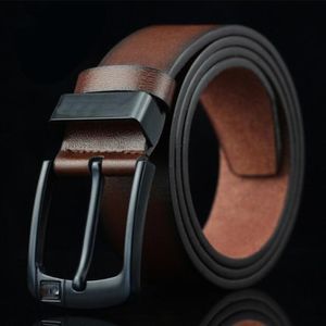 New Fashion Men's Belt with Needle Buckle Casual Belt for Men Brown Black Coffee 3 Colors PD001 226A