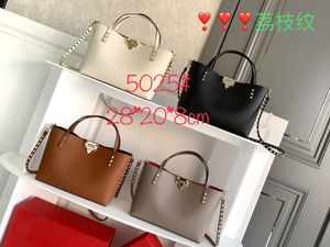 10A Designer-Taschen Frauen Kuhläden echte echte Leder 28cm Handtaschen Geldbörse Schulter-Crossbody Messenger Mode große Tasche Vollkorn Litchi Clutch Bag Hdmbags