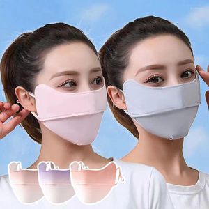 Bandanas Sun Silk Summer Thin Breattable Mask Sports Ladies Fishing Cyking Bike