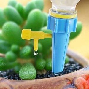 Kits 10 Packs, Self Plant Watering Spikes Auto Drippers Irrigation Devices Vacation Automatic Plants Water System With Adjustable