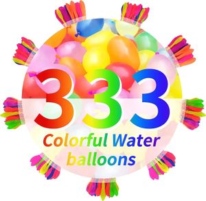 Wasserballons schnell füllen magische Bündel Luftballons Bomben Instant Beach Spielzeug Sommer -Outdoor -Kampfflugzeug für Kinder 240507