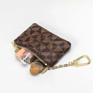 Wallets Classical Wallet Purse Brand Designer bag Zipper Coin Purse Leather Key Bag Unisex Leather Bag KeyChian Purse and Wallet Coin men women
