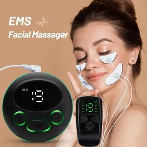 Home Beauty Instrument EMS Masager Facial Puls Pulse o niskiej częstotliwości Półksiężyc Instrument V Docning Skin Anti Wrinkle Narzędzie Q240507