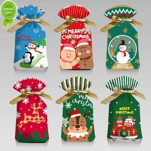 Ribbon Bag Weihnachten Verpackung Geschenk 50pcs/Los Drawschnell -Tasche