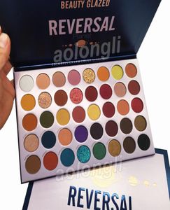 Palette ombretti glassata di bellezza 40 colori inversione pianeta sfollata miscela glitter luccichio palette di occhiali opachi marchio c3649434