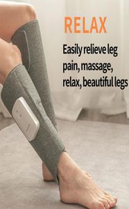 Laddningsbar benmassager luftkomprimering massager uppvärmd för fot och kalv lårblodcirkulation avlastar kalvmuskel trötthet7490452