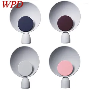 Tischlampen WPD Moderne dekorative Lampe Einfaches Design kreativer Mini -Schreibtisch Home LED für Foyer Wohnzimmer Büro Bett