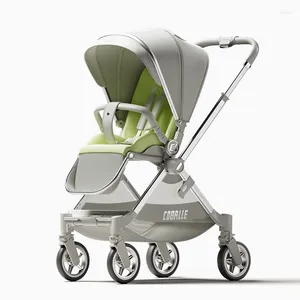 Коляски роскошная кабриолетная полноразмерная детская коляска для малыша Born Smart с обратимым сиденьем
