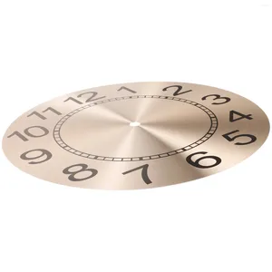 Часы аксессуары на стене время часы с алюминиевым круглым цифровым цифровым цифровым цифроем