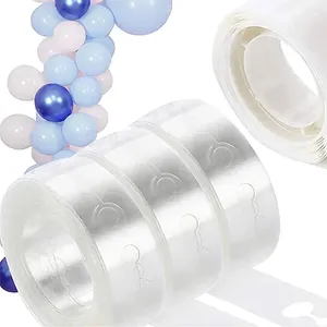 Party Decoration 5st Balloon Garland Arch Kit Decorating Strip 2 Rolls Single Hole Tape Strips Double St