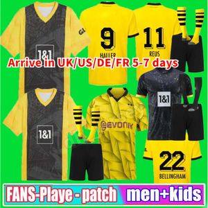 23 24 Maglie da calcio Reus Dortmunds 2023 2024 Borussia Haller Shirt da calcio Bellingham Neongelb Hummels Brandt Men Kid Kid Special All