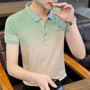 camisetas de camisetas originais top plana top pólo masculino roupas de rua estética Casual Casual Linear camiseta de camiseta kpop j240506