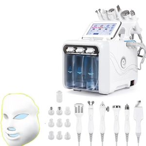 Equipamento de beleza multifuncional 7 em 1 Máquina facial de máscara LED Aqua Face Face Limpe oxigênio Máquina Facial Cristal Máscara LED Máscara descascando