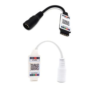 Mini RGB kontroler Bluetooth DC 5V 12V 24 V Muzyka BT Smart App kontrolery dla kolorowych zmiennych pasków LED Light LL