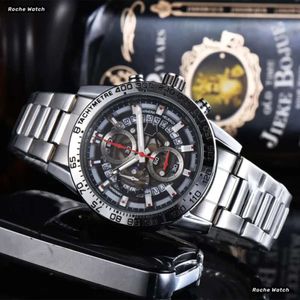 2024 Designer Tag Heur Watch Hot Sale Montre Luxe Original Tags Heuer Carrera Chronograph Watch Tourbillon Skeleton Dial Designer Watches High Quality Mens 893