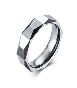 Baia de casamento de 55 mm para homens mulheres tungstênio carboneto anel de anel de noivado de conforto ajustado bordas facetadas tamanho 794670331