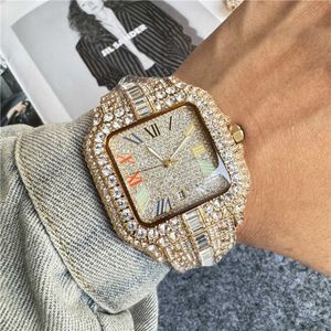Designer Watch Reloj Watches AAA Quartz Watch Kajias Nytt fulla diamantstål Band Womens Watch Quartz Watch YC079 Mens Watch