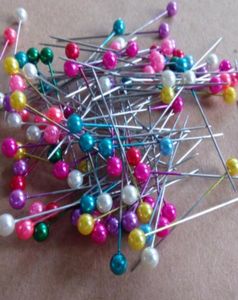 36 cm high quality Plastic Head Pins Sewing Dressmaker pins in mixed color 3815589