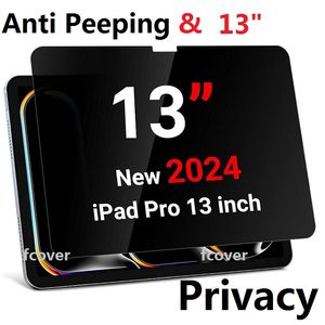 Anti -Spion für iPad Air 13 Pro 11 Air 6 Screen Protector Tablet Film Privacy Anti Peeping