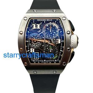 RM Luxury Watches Mechanical Watch Mills RM72-01 نمط الحياة في منزل كرونوغراف تايتيوم ST6V