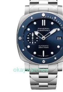 Fashion Luxury Penarrei Watch Designer Box Certificate Stealth Series Precision Steel Automatic Mechanical for Men PAM02068