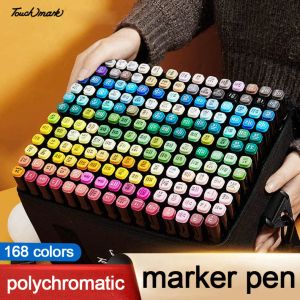 Pens Double Headed Marker Set Best Colouring Markers Drawing Alcohol Marker Oily Sketching Draw Aesthetic School Supplies Stationery