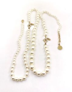 Ultimi stili Magioni da donna Collane a pendente Chanells Designer di gioielli Luxury C logo e girocollo invernale CcLies Pearl Long-Chain