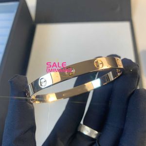 Bangl Serisi Designer Bangle Kadın için Bark Woth Placating 18 K Man için 16-19 Boyutlu Boyutlu Çift Bileklik Z90T