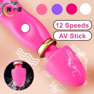 Andere Gesundheit Schönheitspunkte Mini Tragbarer Vibrator Dildos Av Stick Magic Zauberstab für Frauen Vagina Clitoris Stimulator Massagebaste Erwachsene Erotische Produkte Y240503