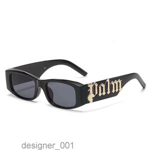 Small Frame Tender Pink Palm Angles Letter Sunglasses New European and American Punk Fashion Y2k ZN8T