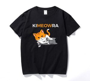Men039s Tshirts Jiu Jitsu Kimura Cute Kawaii Cat Funny Bjj Tshirt Cartoon Graphic T Shirts for Men Whatle Fashion Cotton P1966712