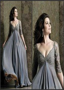 تصميم جديد بالإضافة إلى الحجم Vneck Aline Prom Dress Length Leader Sexy Backless 12 Sleeve Tier Fruster Frucks for Women2540142