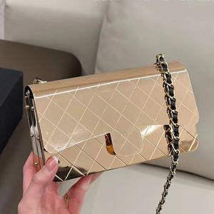 Luxury Designer Fashion Womens' Evening Frame Bags Crossbody Low-key-luxury Exquisite Temperament Celebrity Personality Women Baguteet Bags