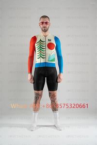 Гоночные наборы SLP Spring Awumn Men Men Thin Mountain Guiling Set Set Counte Quicking Dropa Ciclismo hombre Mtb Long Jersey 2024