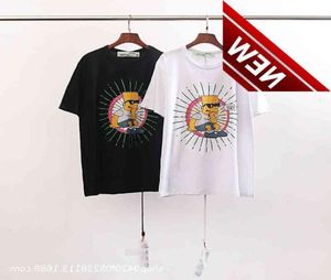 Off Fashion Tshirts 50Discount und Frühling Tide Summer Brand CO Branded Cartoon Simpson Serie Runder Nackenpullover Kurzarm B9274833