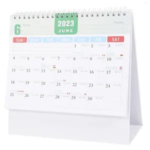 Bolsas de armazenamento Office Delicate Portable Home Desk Calendar Desktop Decor