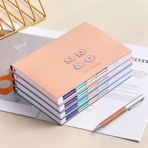 Zeitplanorganisator Daily Weekly Planer 365 Tage A5 English Book Embosed Cover Notebook -Plan
