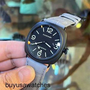 Sports Wrist Watch Panerai Radiomir Series mecânicas luxuosas de luxo à prova d'água esportes luminosos Homem resistente assistir PAM00643 Cerâmica Paris Hobnails Black Disc 45mm