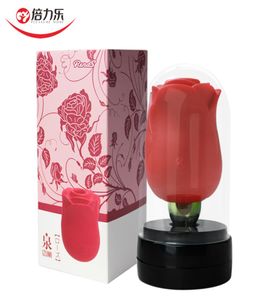 Rose suger slickande kvinnlig sexleksaksklitoris bröstvårtor stimulator gspot vibrator onani sexprodukter för kvinnor med box4336880