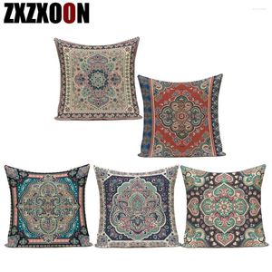 Travesseiros de travesseiro Pillows Case Caso do Oriente Médio Campa de Mandala Geométrica para Sofá Cadeira de Cadeira Almofadas