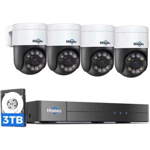 3tbh ddhumantracking hiseeu4kpoe camera de segurança sistema de câmera cctv Sistema de segurança de câmera w5mp câmeras de segurança doméstica ptz270pan90tilt 2wayaudio remoteaccess