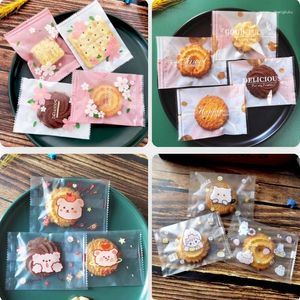 Geschenkverpackung 100pcs Siegeltasche Nougat Keks Cookie Süßigkeiten Zucker Schokoladen Backmaschin