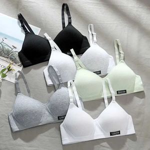 Bras Thin bra comfortable push up underwear AB cup seamless bra without silk girls underwear womens breathable underwear girls clothingL2405