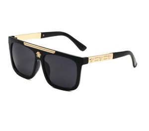 Роскошные овальные солнцезащитные очки для мужчин Дизайнерские летние оттенки поляризованные очки Черные винтажные солнцезащитные стаканы женщин. Мужчина 9264