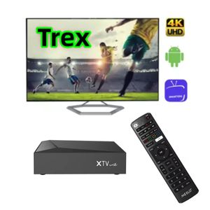 XTV Air with BT Remote a mais recente caixa de TV Modelo 4K Player Android 11 2 GB RAM 16 GB ROM 5G Dual Wi -Fi Set Top Box Adicione TV Trex 12m para a Arábia dos EUA na Arábia UK Switzerland Alemanha