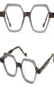 Men039s Optical Frame Brand Designer Men Women Fashion Polygon Eyeglasses Frames Vintage Small Myopia Glasses Handmade Eyewear 8693070