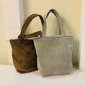 Bolsas de ombro da moda cor do solo simples bolsa de grande capacidade mamãe mamãe saco de piquenique para alunos do ensino médio tem fivela