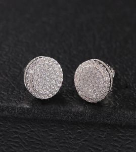 Designer Men Earrings Hip Hop Ear Stud Fashion Earing S925 Women Earring Man Sterling Silver Earings Zircon Unisex Studs BLING RAP5099050