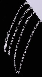 S Fine 925 Sterling Silver Necklace 2mm 1630Quot Classic Curb Chain Link Italy Man Woman Necklace 15PCSLOT2645602