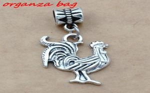 MIC 100PCS Dangle Starożytna srebrna stop Singleded Słodka kutas Charms Big Hole Kulki Fit European Charm Branslet Biżuteria A105A3176239555125